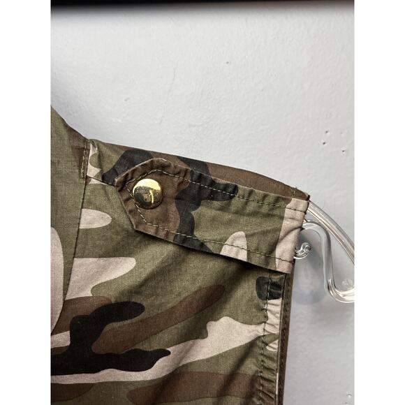 Angel Kiss Camo Utility Vest Womens medium Green Full zip Pockets‎ - Picture 9 of 10